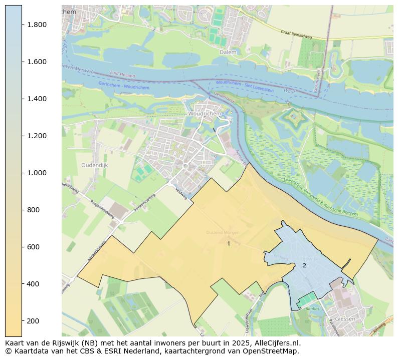 Afbeelding van de Rijswijk (NB) op de kaart.