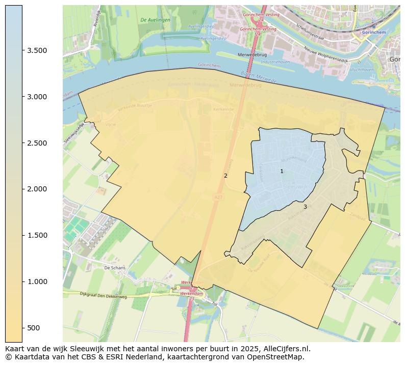 Afbeelding van de wijk Sleeuwijk op de kaart.