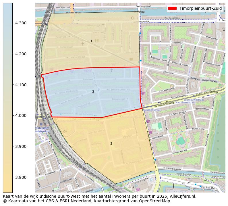 Afbeelding van de Timorpleinbuurt-Zuid op de kaart.