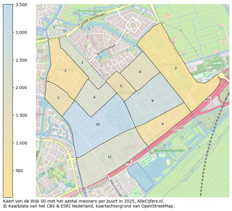 Afbeelding van de Wijk 00 op de kaart.