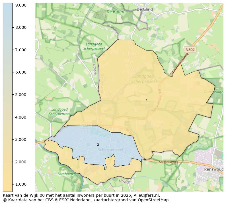 Afbeelding van de Wijk 00 op de kaart.