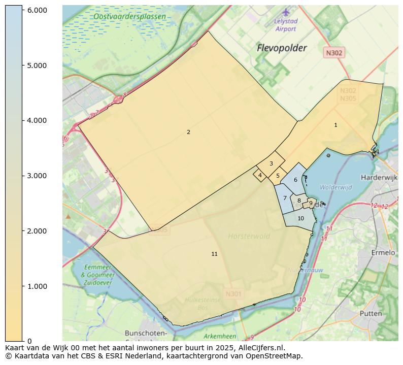 Afbeelding van de Wijk 00 op de kaart.
