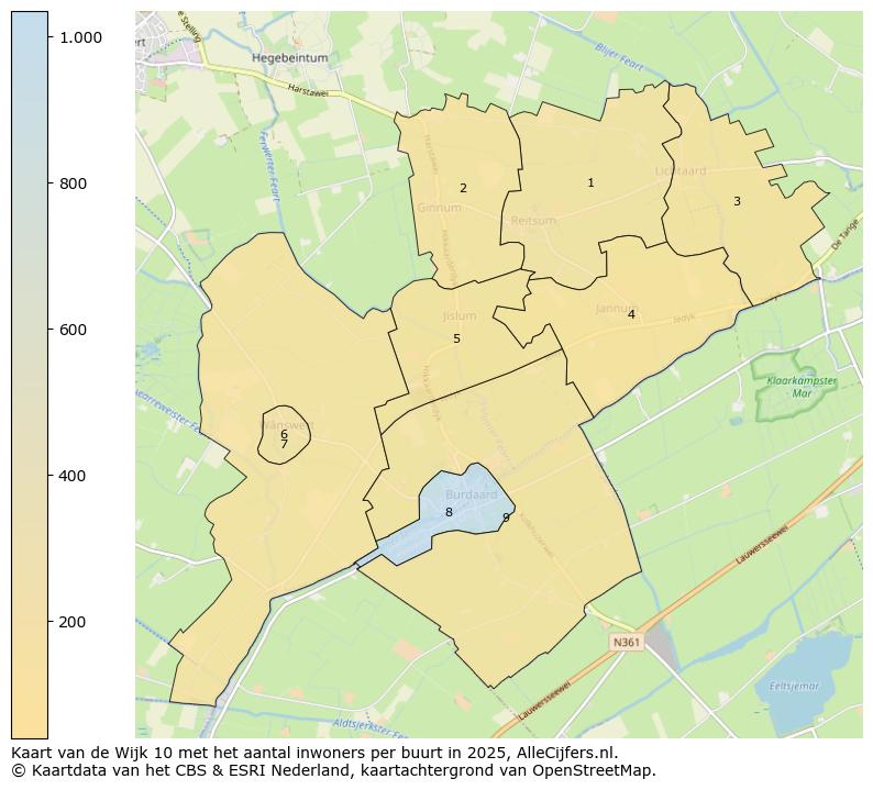 Afbeelding van de Wijk 10 op de kaart.