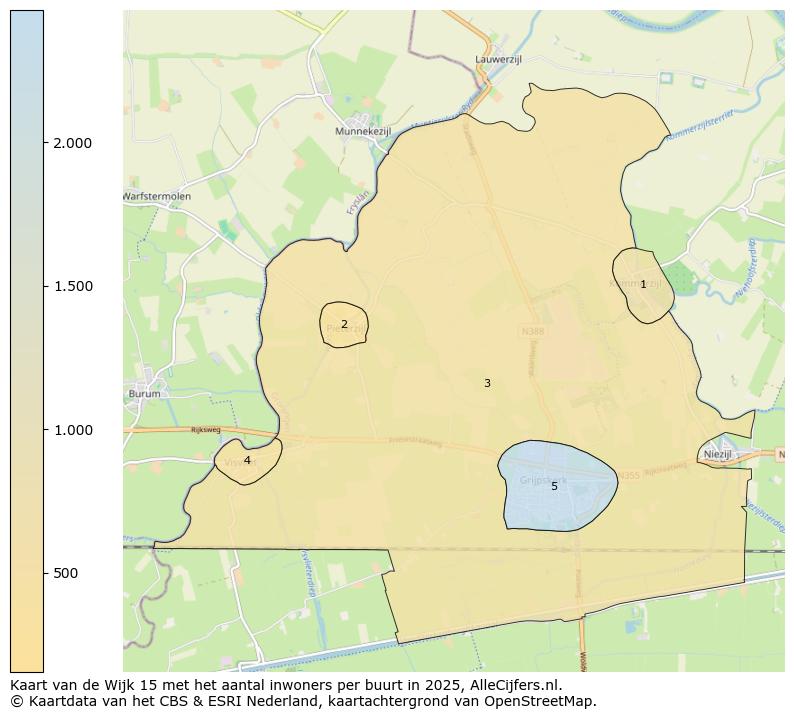 Afbeelding van de Wijk 15 op de kaart.