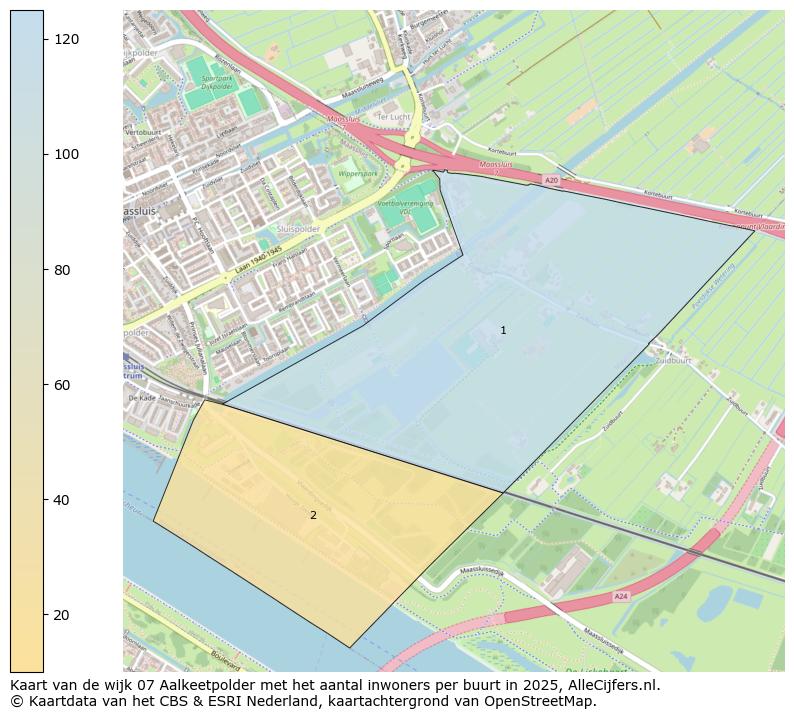 Afbeelding van de wijk Aalkeetpolder op de kaart.