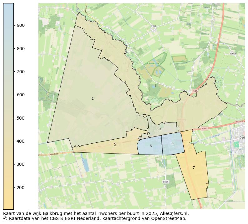 Afbeelding van de wijk Balkbrug op de kaart.