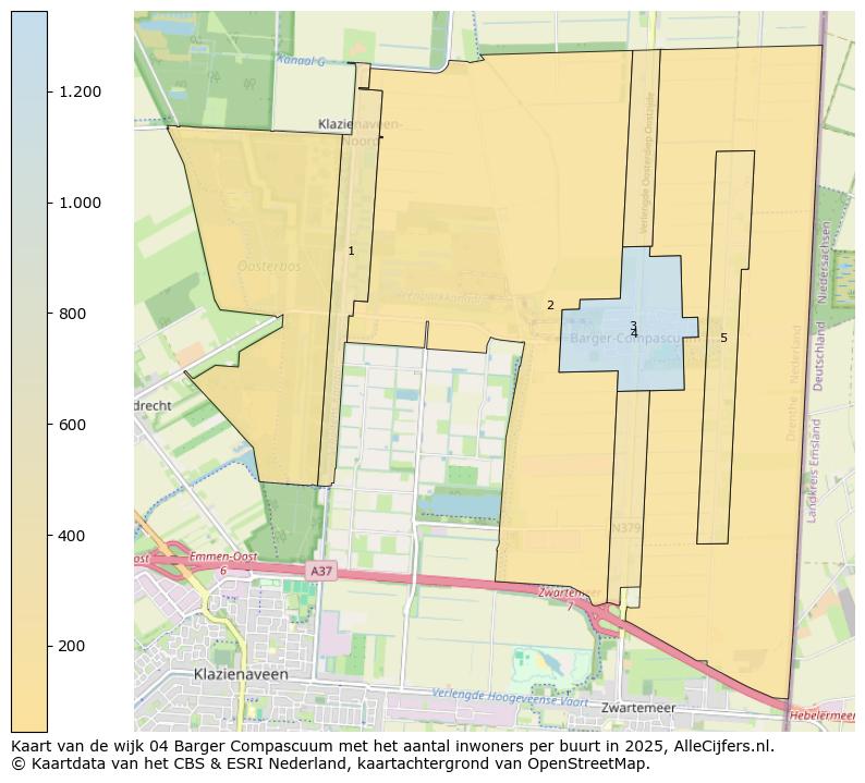 Afbeelding van de wijk Barger-Compascuum op de kaart.