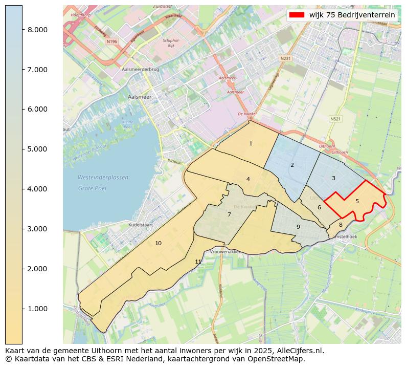 Afbeelding van de wijk Bedrijventerrein op de kaart.