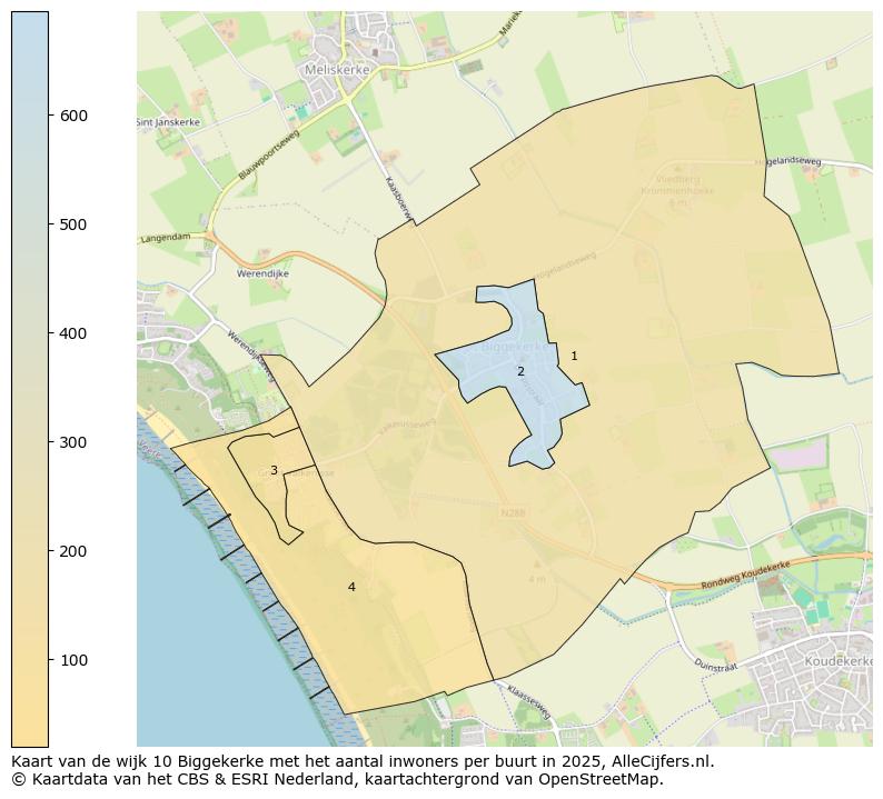 Afbeelding van de wijk Biggekerke op de kaart.