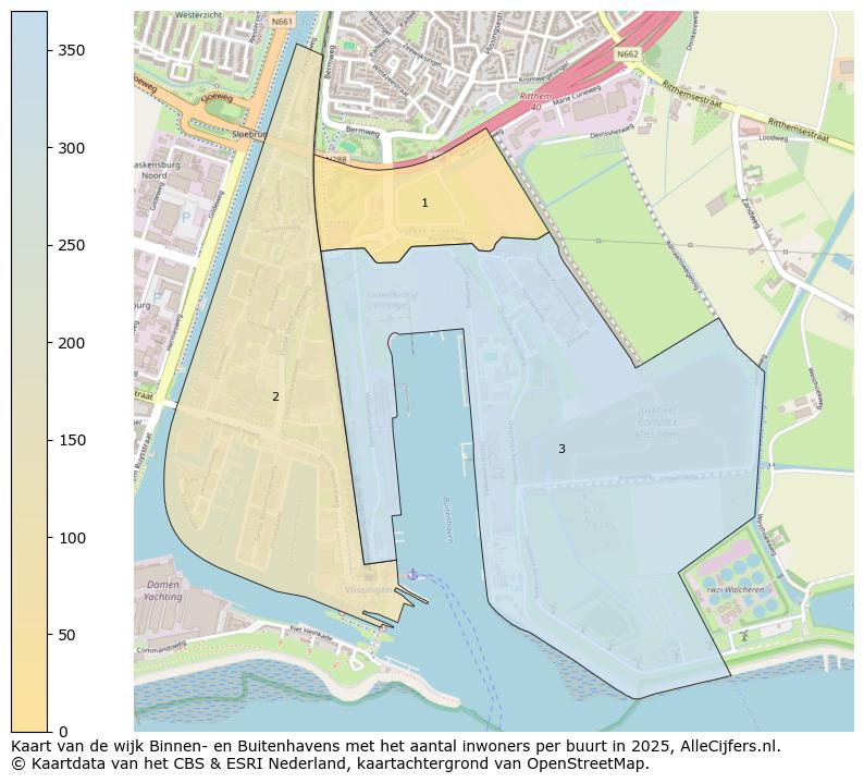 Afbeelding van de wijk Binnen- en Buitenhavens op de kaart.