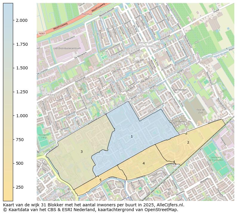 Afbeelding van de wijk Blokker op de kaart.