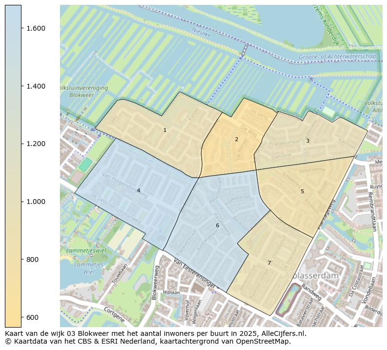 Afbeelding van de wijk Blokweer op de kaart.