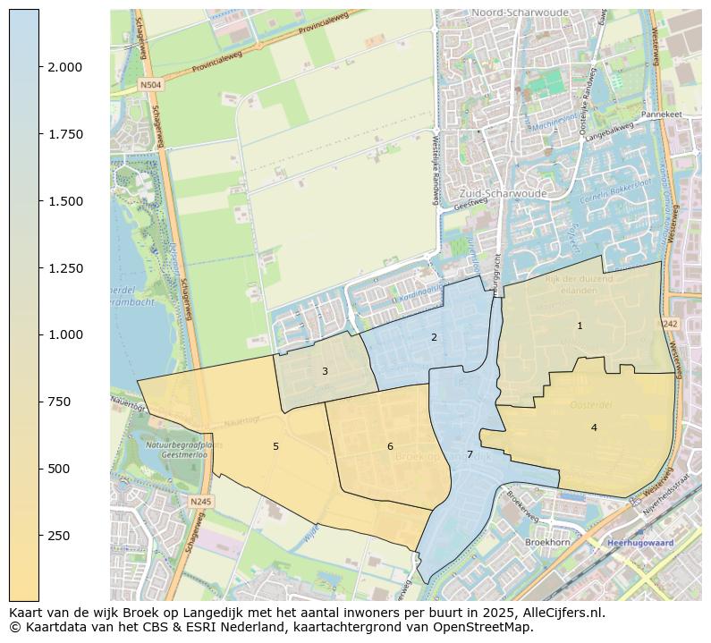 Afbeelding van de wijk Broek op Langedijk op de kaart.
