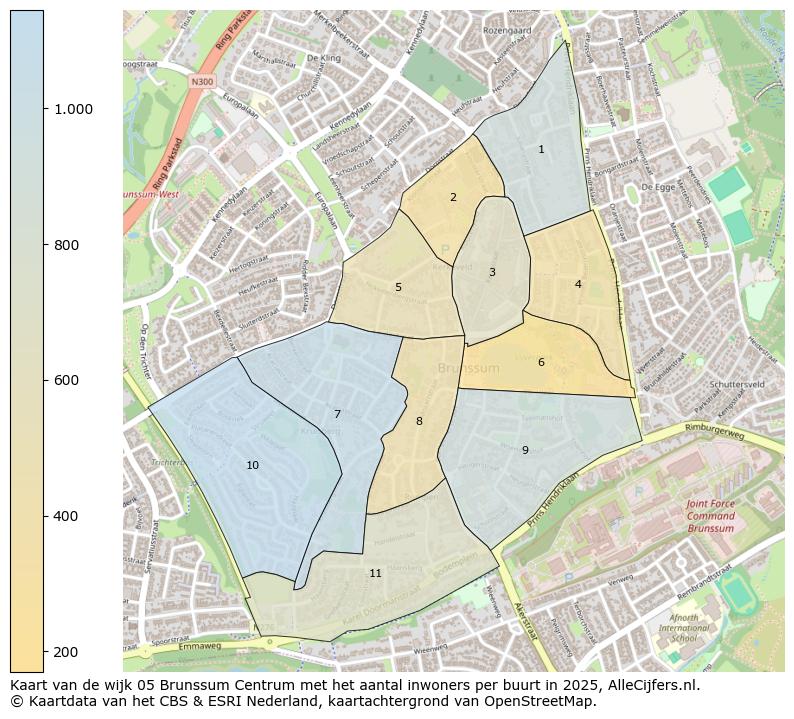 Afbeelding van de wijk Brunssum-Centrum op de kaart.