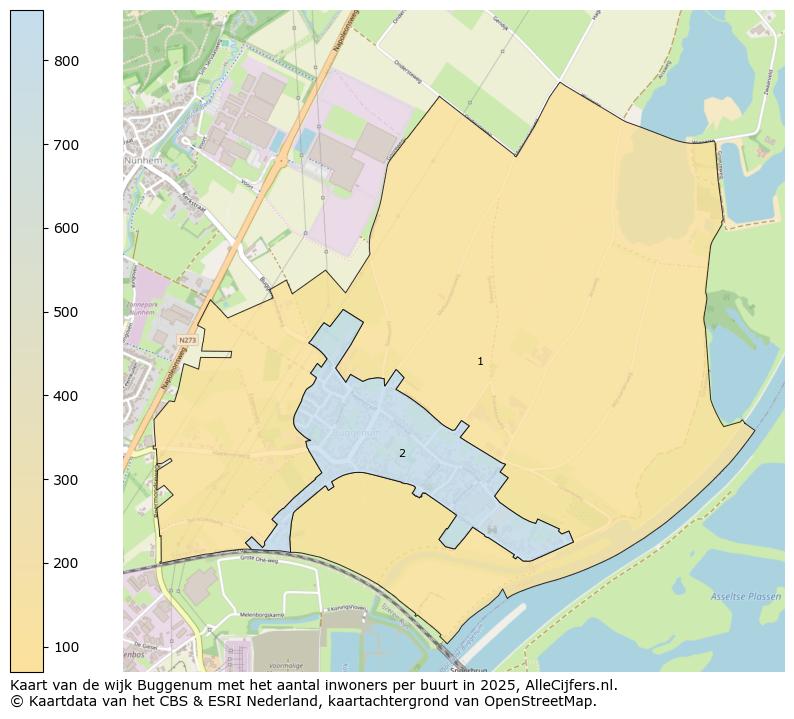 Afbeelding van de wijk Buggenum op de kaart.