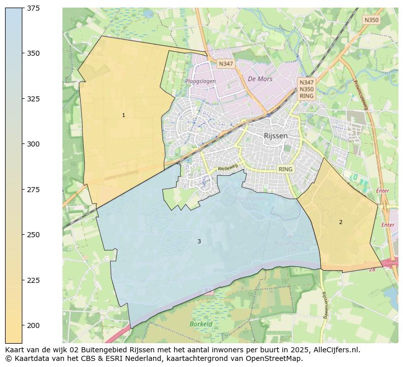 Afbeelding van de wijk Buitengebied Rijssen op de kaart.