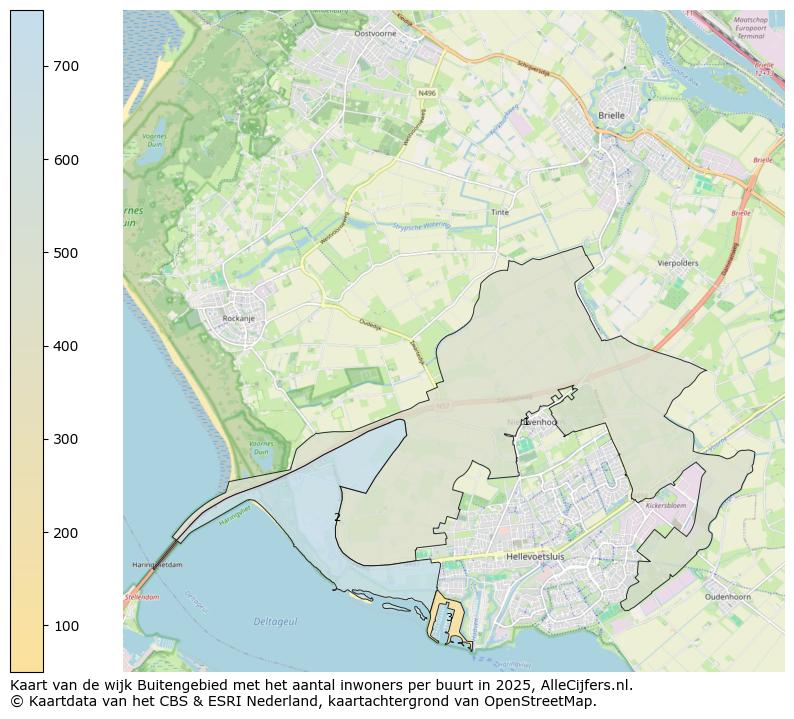 Afbeelding van de wijk Buitengebied op de kaart.