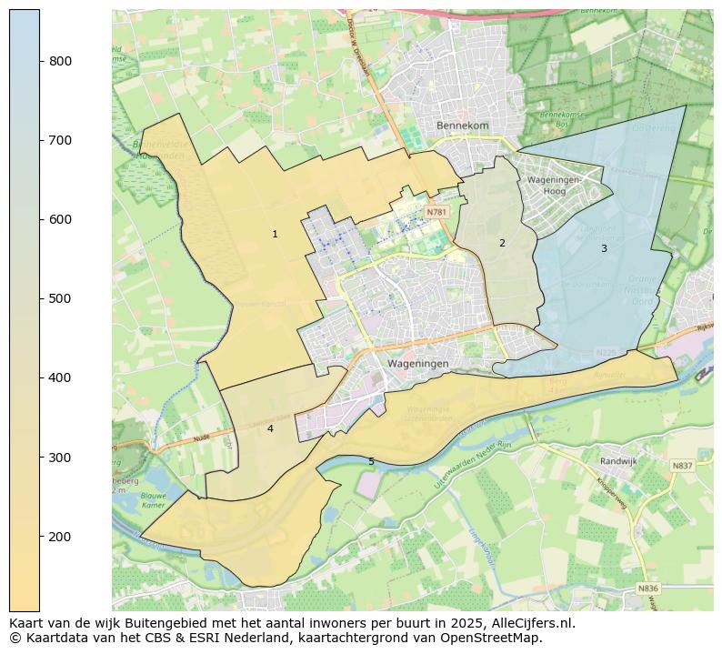 Afbeelding van de wijk Buitengebied op de kaart.