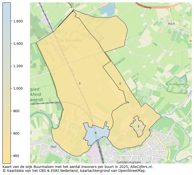 Afbeelding van de wijk Buurmalsen op de kaart.