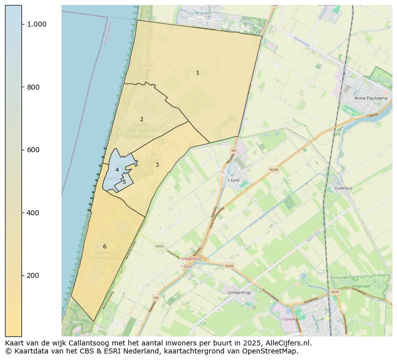 Afbeelding van de wijk Callantsoog op de kaart.