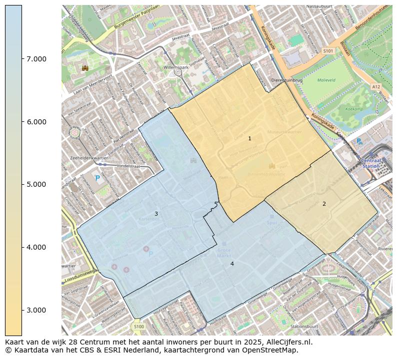 Afbeelding van de wijk Centrum op de kaart.