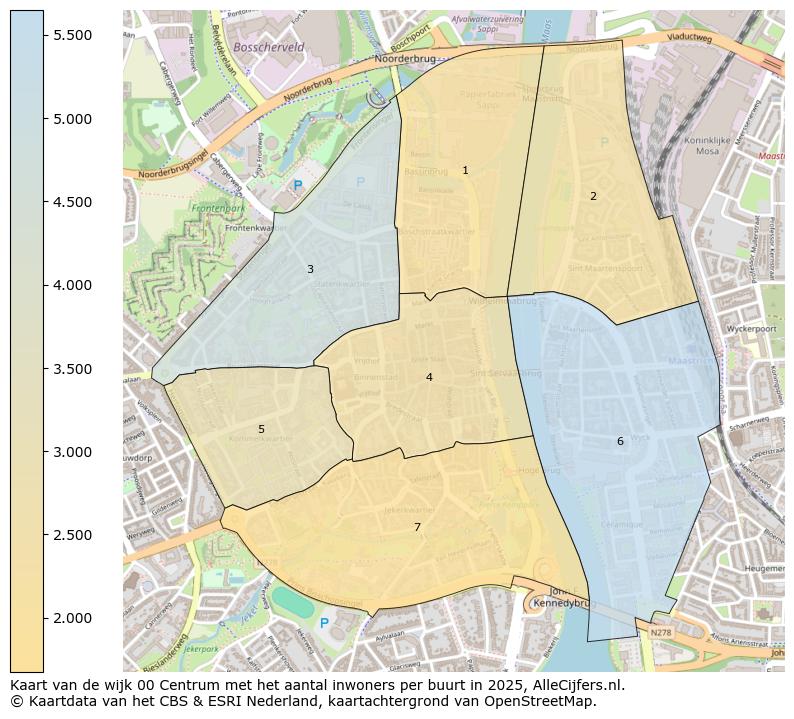 Afbeelding van de wijk Centrum op de kaart.