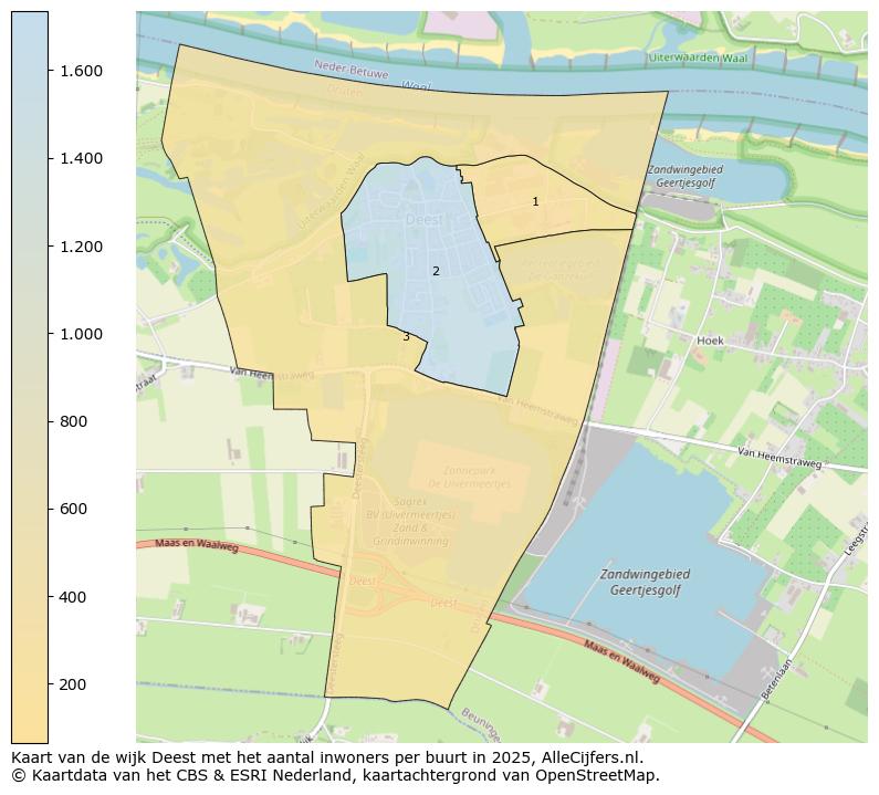 Afbeelding van de wijk Deest op de kaart.