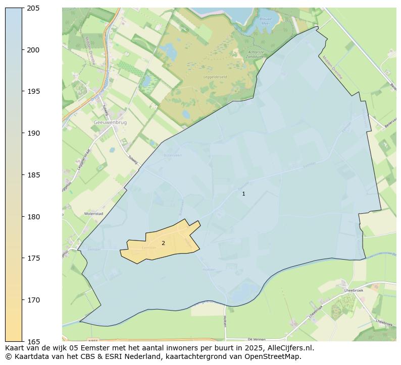 Afbeelding van de wijk Eemster op de kaart.