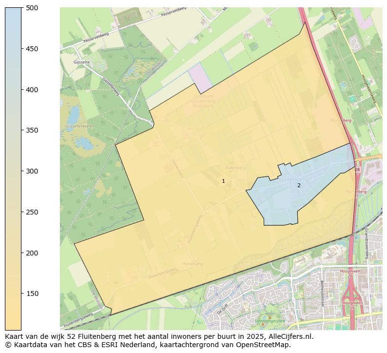 Afbeelding van de wijk Fluitenberg op de kaart.