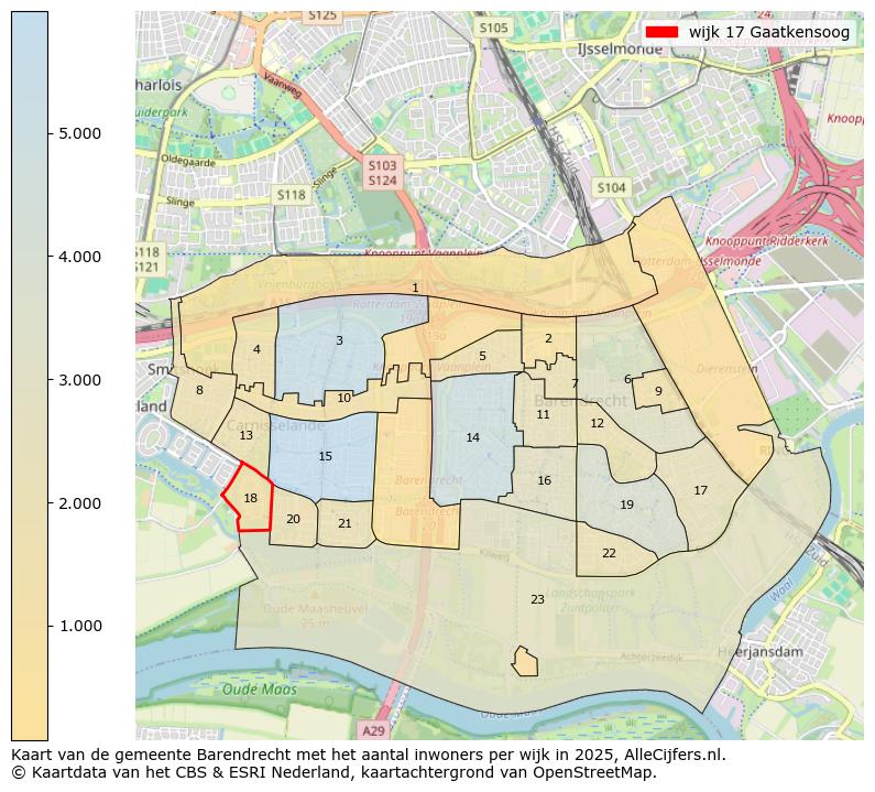 Afbeelding van de wijk Gaatkensoog op de kaart.