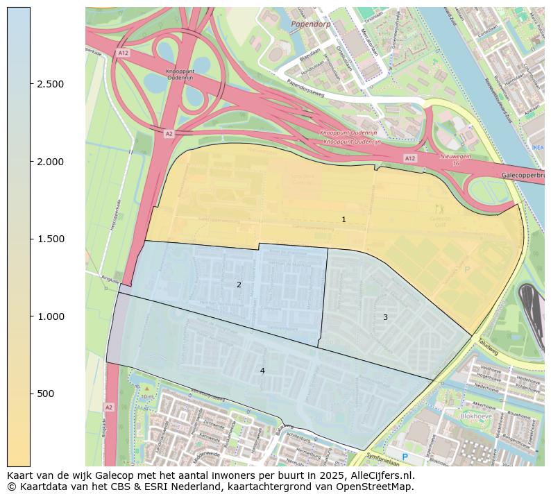 Afbeelding van de wijk Galecop op de kaart.