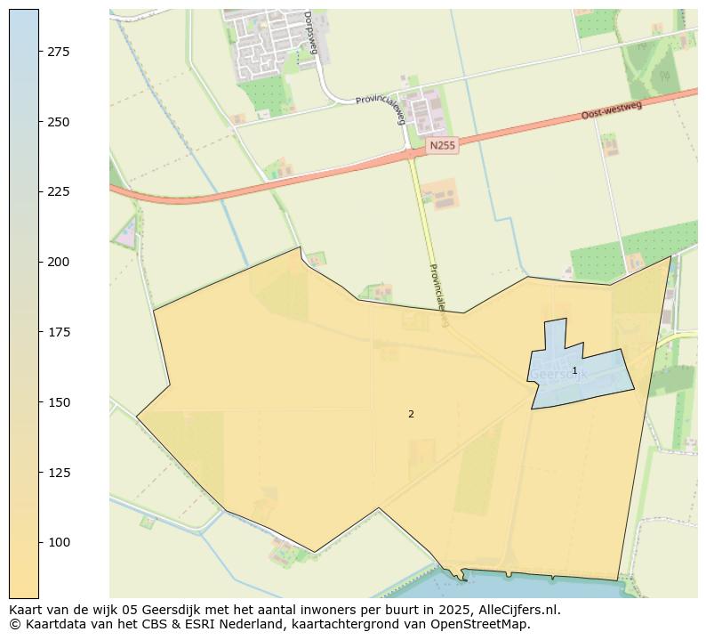 Afbeelding van de wijk Geersdijk op de kaart.