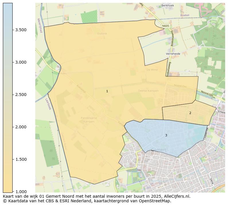 Afbeelding van de wijk Gemert-Noord op de kaart.