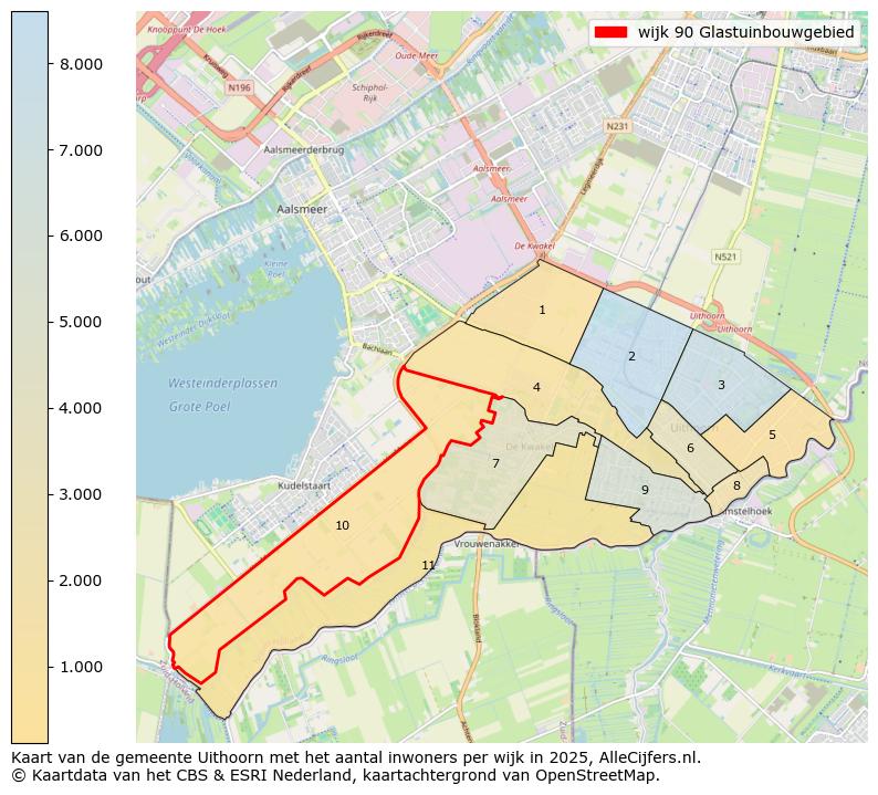 Afbeelding van de wijk Glastuinbouwgebied op de kaart.