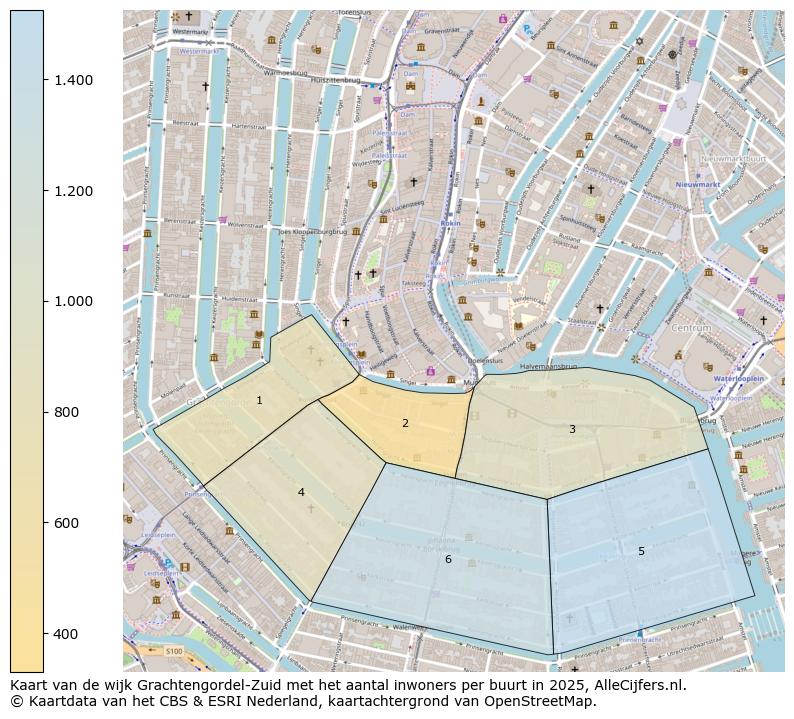 Afbeelding van de wijk Grachtengordel-Zuid op de kaart.