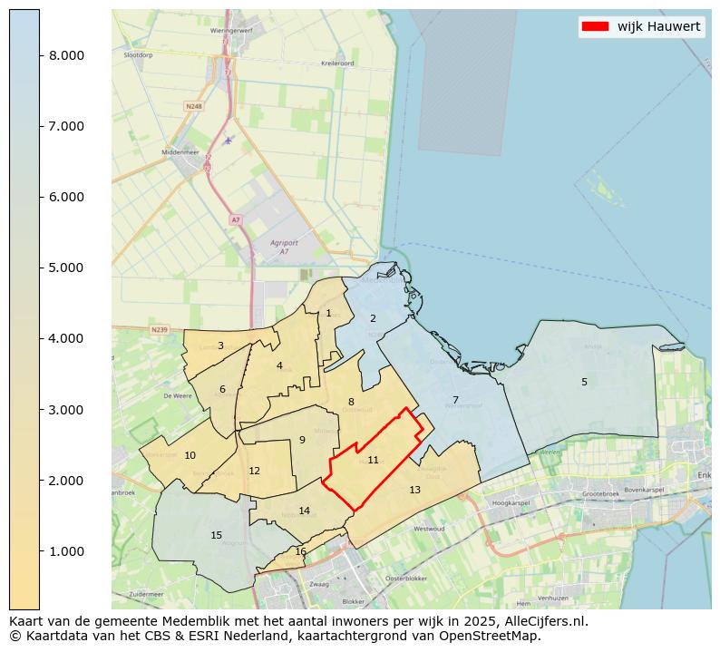 Afbeelding van de wijk Hauwert op de kaart.