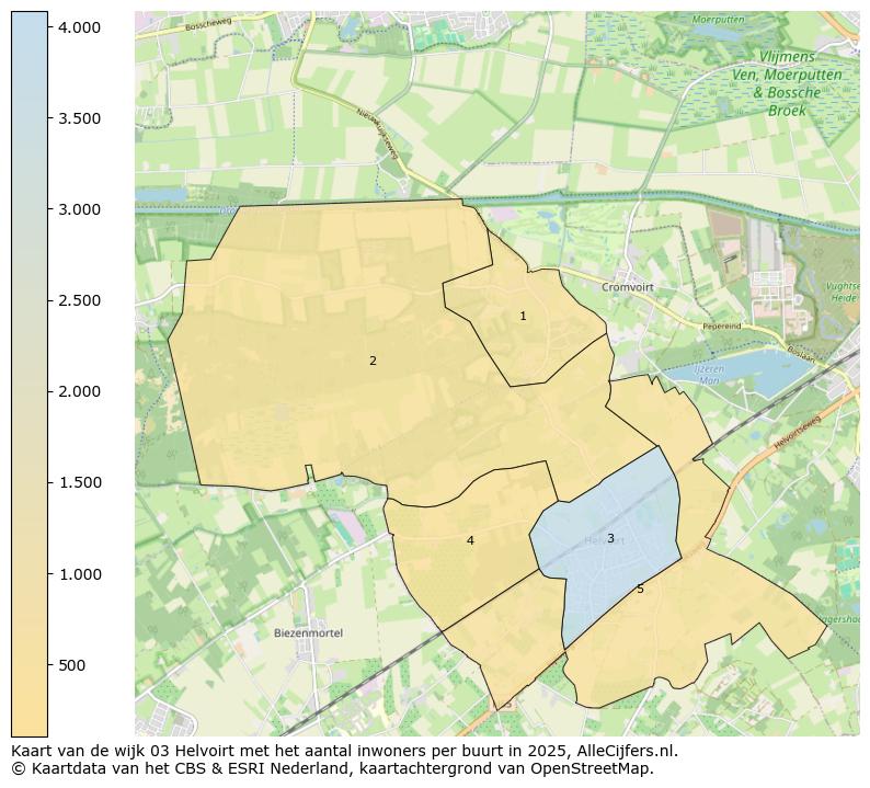 Afbeelding van de wijk Helvoirt op de kaart.