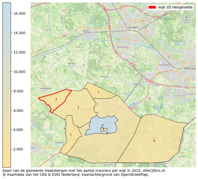 Afbeelding van de wijk Hengevelde op de kaart.