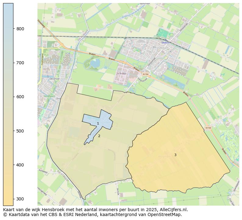 Afbeelding van de wijk Hensbroek op de kaart.