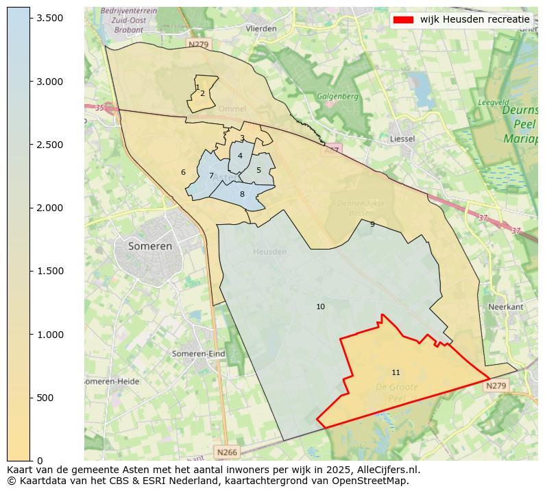 Afbeelding van de wijk Heusden recreatie op de kaart.
