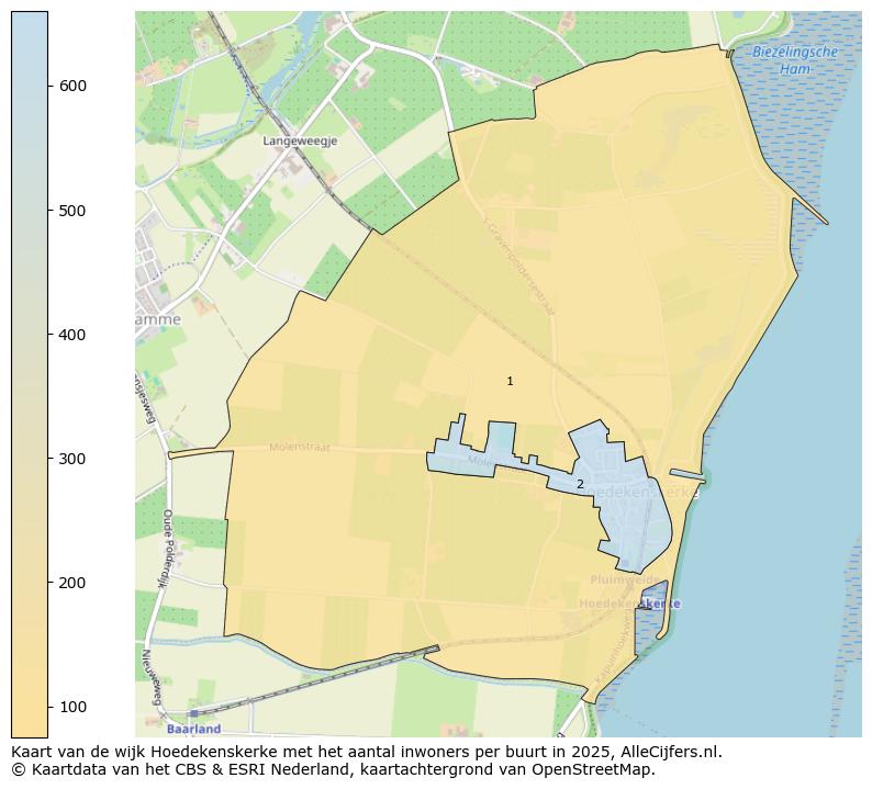 Afbeelding van de wijk Hoedekenskerke op de kaart.