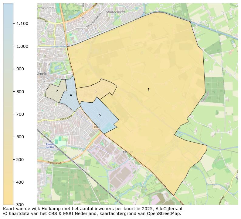 Afbeelding van de wijk Hofkamp op de kaart.
