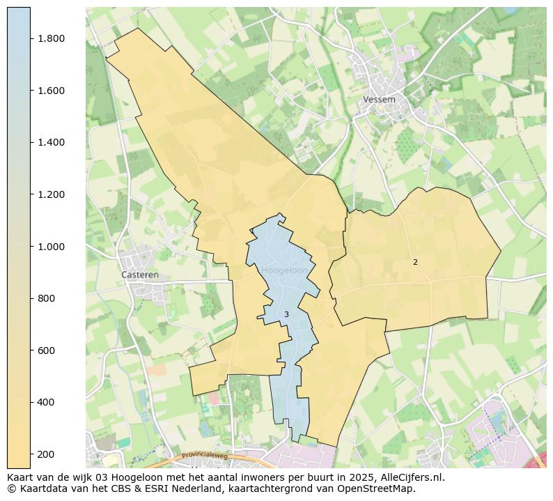Afbeelding van de wijk Hoogeloon op de kaart.