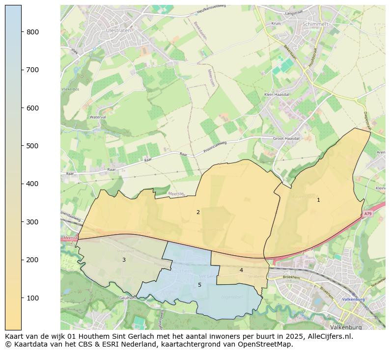 Afbeelding van de wijk Houthem - Sint Gerlach op de kaart.