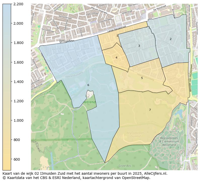 Afbeelding van de wijk IJmuiden-Zuid op de kaart.