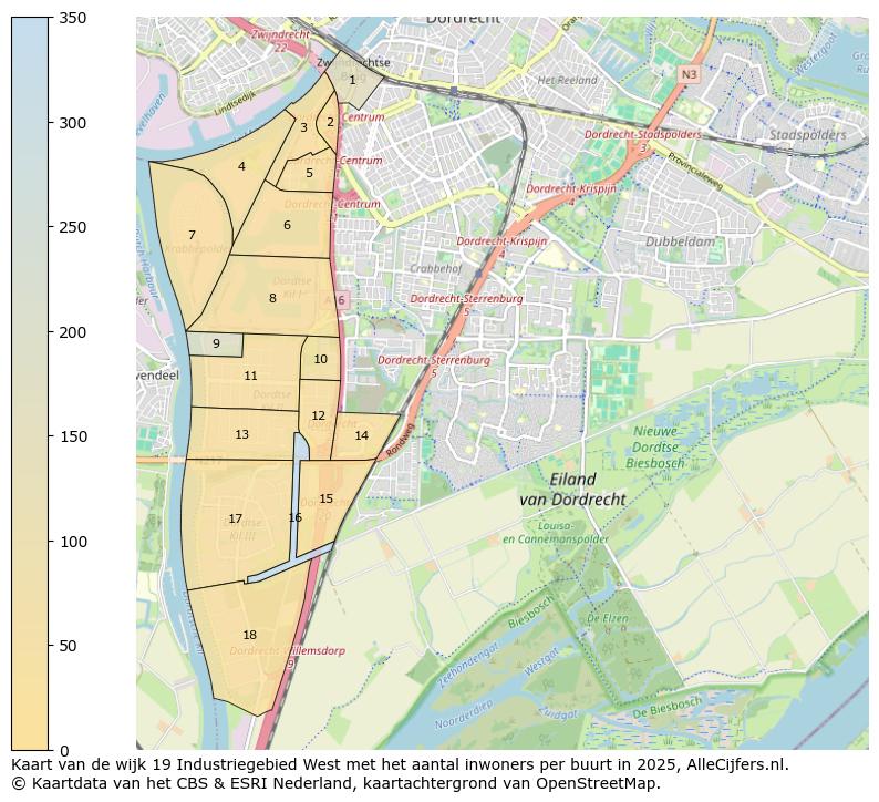Afbeelding van de wijk Industriegebied West op de kaart.