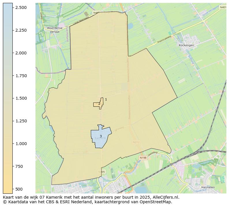 Afbeelding van de wijk Kamerik op de kaart.