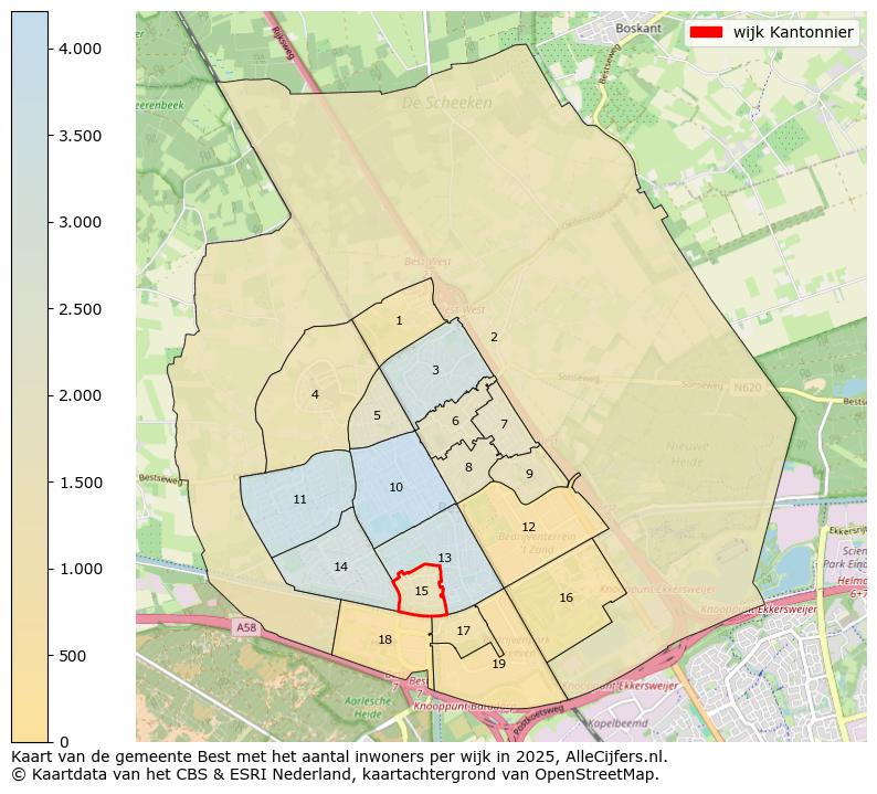 Afbeelding van de wijk Kantonnier op de kaart.