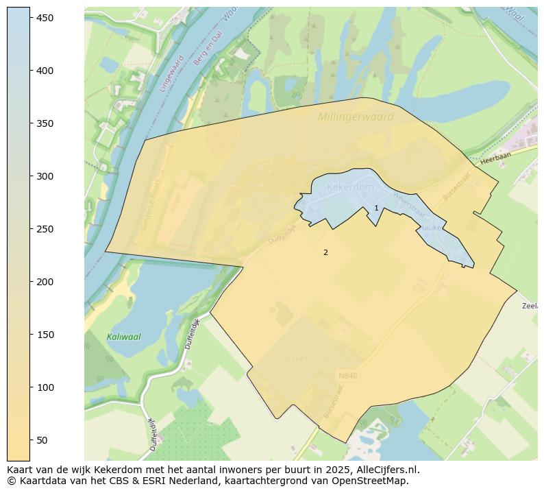 Afbeelding van de wijk Kekerdom op de kaart.