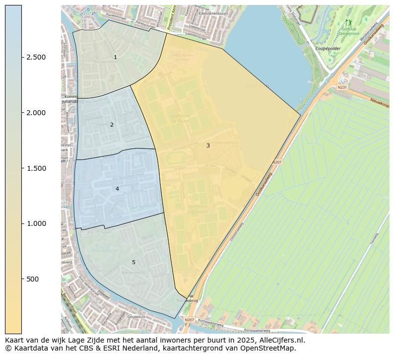 Afbeelding van de wijk Lage Zijde op de kaart.